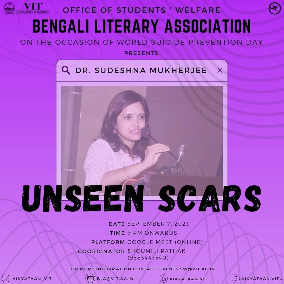 Suicide Awareness at VIT | Dr. Sudeshna Mukherjee