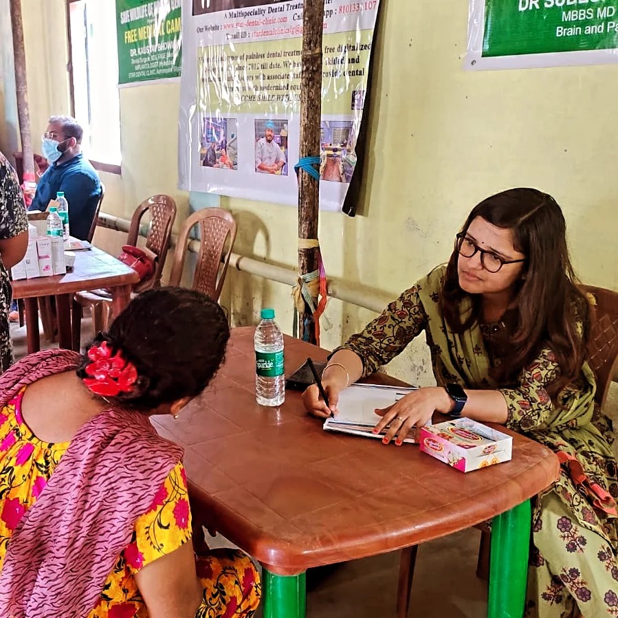 Free Health Camp at Sepoydhura | Dr. Sudeshna Mukherjee